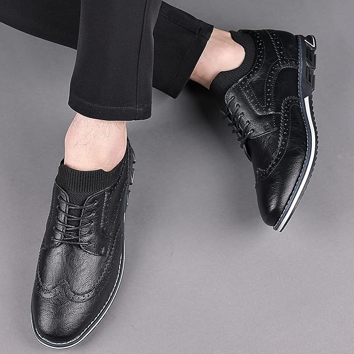 BrandsClub®| Oxford Classic Slip-On Orthopedic Leather Shoes